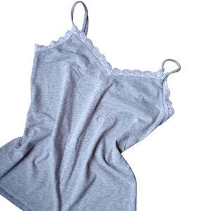 Loft Tank with Lace Trim